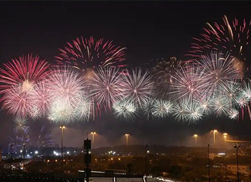 大理市焰火晚会